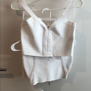 GUESS White Two Piece Bandage Set